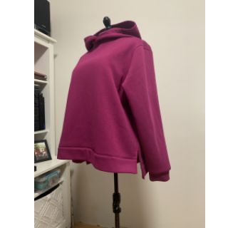 Dresówka drapana JOGGING violet