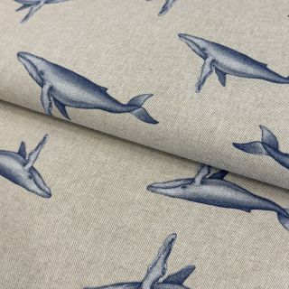 Tkanina dekoracyjna Linenlook Sperm whale