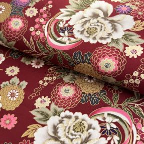 Bawełna JAPAN Chihiro rouge