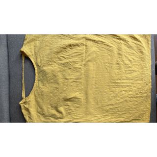 Tkanina bawełniana z lnem yellow