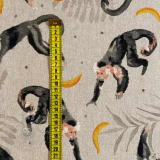 Tkanina dekoracyjna Linenlook Monkey Bananas