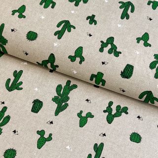 Tkanina dekoracyjna Linenlook Cactus