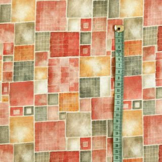 Dzianina WISKOZA Blocking summer digital print
