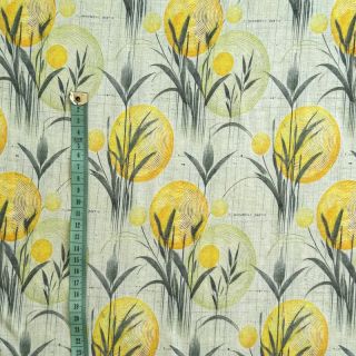Dzianina WISKOZA Enjoy The Silence lemon digital print