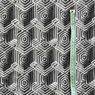 Jersey WISKOZA Structure grey digital print