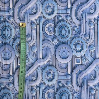 Dzianina WISKOZA Unity blue digital print