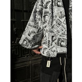Tkanina dekoracyjna jacquard  Neo noir blanc