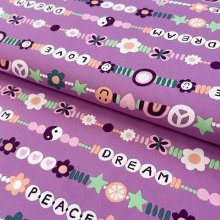 Bawełna Love dream mauve