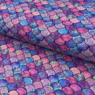 Jersey Mermaid scales digital print