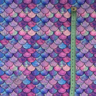 Jersey Mermaid scales digital print