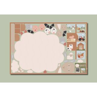 Bawełna Farm playmat PANEL digital print