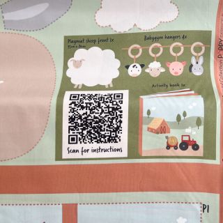 Bawełna Farm playmat PANEL digital print