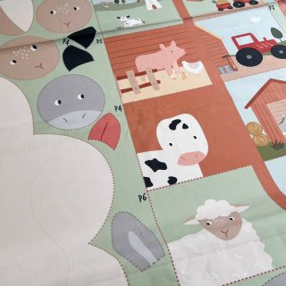 Bawełna Farm playmat PANEL digital print