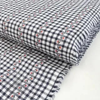 Bawełniana tkanina JACQUARD Climbing navy