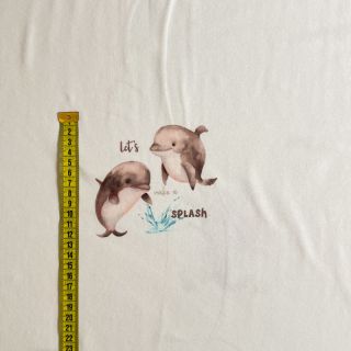 Dzianina Baby Mermaid PANEL digital print