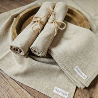 Ľan predpraný STONEWASHED PREMIUM sand