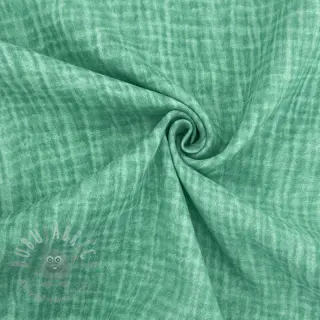 Muślin double gauze Vintage green