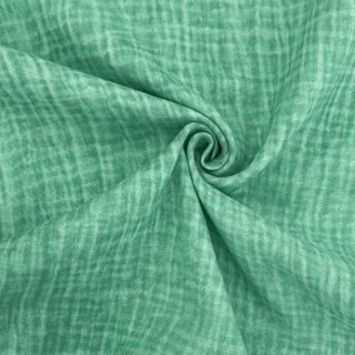 Podwójna gaza/muslin Vintage green
