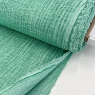 Podwójna gaza/muslin Vintage green