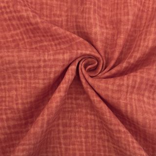 Podwójna gaza/muslin Vintage red