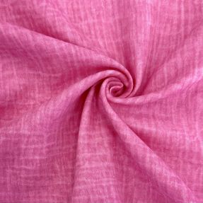 Dvojitá gázovina/mušelín Vintage fuchsia