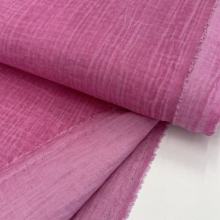 Podwójna gaza/muslin Vintage fuchsia