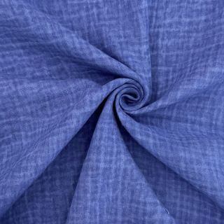 Podwójna gaza/muslin Vintage cobalt