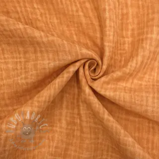 Muślin double gauze Vintage orange