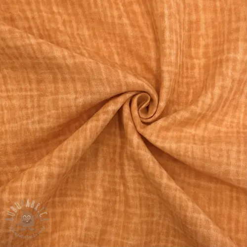 Muślin double gauze Vintage orange