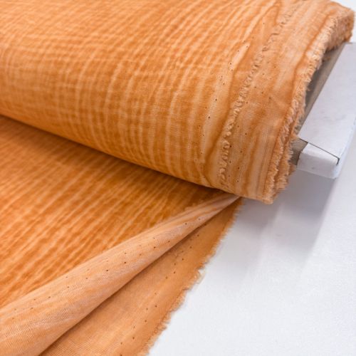 Muślin double gauze Vintage orange