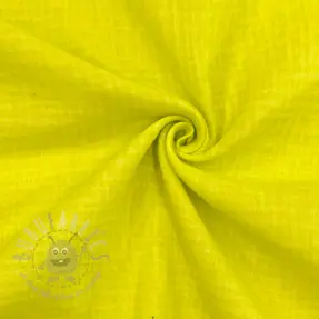 Muślin double gauze Vintage neon yellow