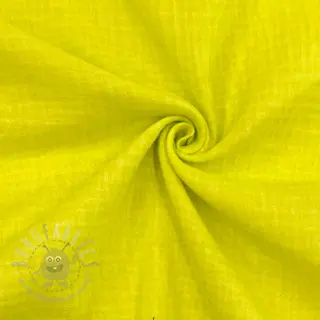 Muślin double gauze Vintage neon yellow