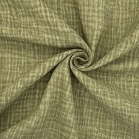 Dvojitá gázovina/mušelín Vintage khaki