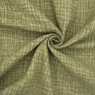 Podwójna gaza/muslin Vintage khaki