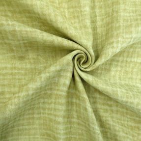 Dvojitá gázovina/mušelín Vintage lime