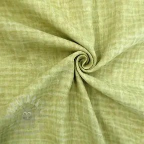 Muślin double gauze Vintage lime
