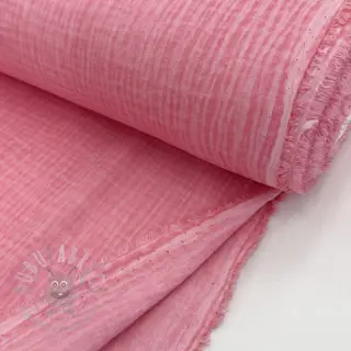 Muślin double gauze Vintage pink