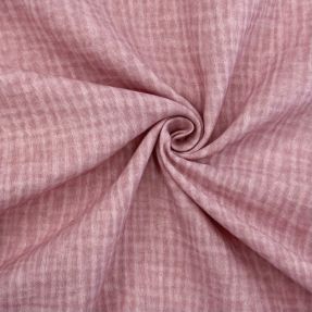Dvojitá gázovina/mušelín Vintage old pink