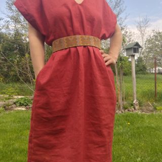 Len dekatyzowany 170 g wine red