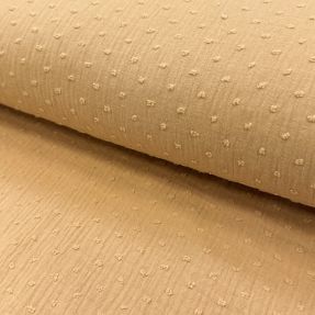 Podwójna gaza/muslin DOBBY camel