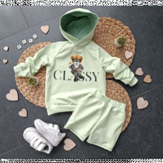 Dresówka PREMIUM lime cream