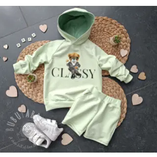 Dresówka PREMIUM lime cream