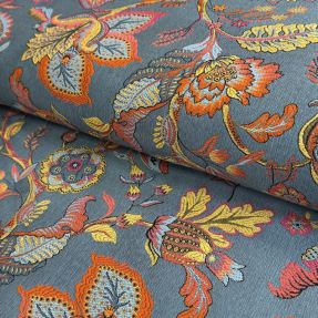 Tkanina dekoracyjna jacquard Inaya ciel