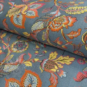 Tkanina dekoracyjna jacquard Inaya ciel
