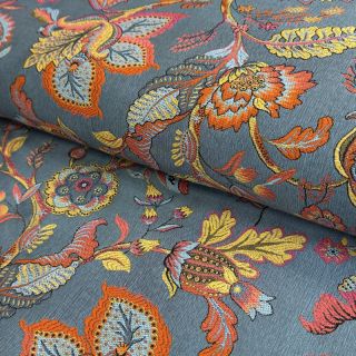 Tkanina dekoracyjna jacquard Inaya ciel
