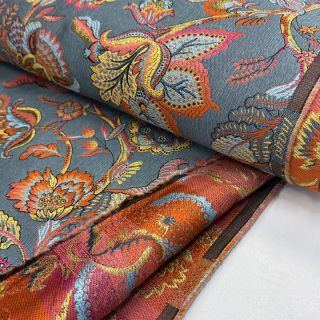 Tkanina dekoracyjna jacquard Inaya ciel