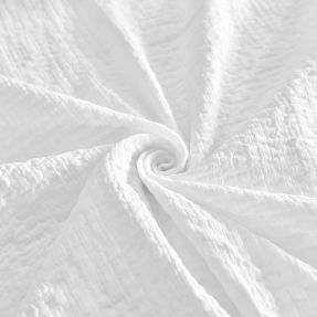 Bavlnená látka STRETCH Baby white
