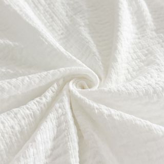 Bavlnená látka STRETCH Baby off white