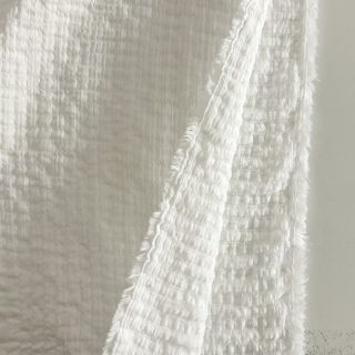 Bavlnená látka STRETCH Baby off white
