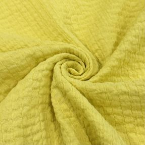 Bavlnená látka STRETCH Baby yellow